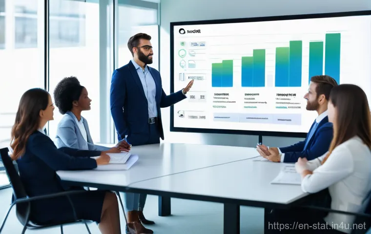 통계분석가의 커리어 전환 사례 - **Prompt:** "A dynamic and inspiring image depicting the transition from traditional statistical ana... 통계분석가의 커리어 전환 사례 - **Prompt:** "A dynamic and inspiring image depicting the transition from traditional statistical ana...