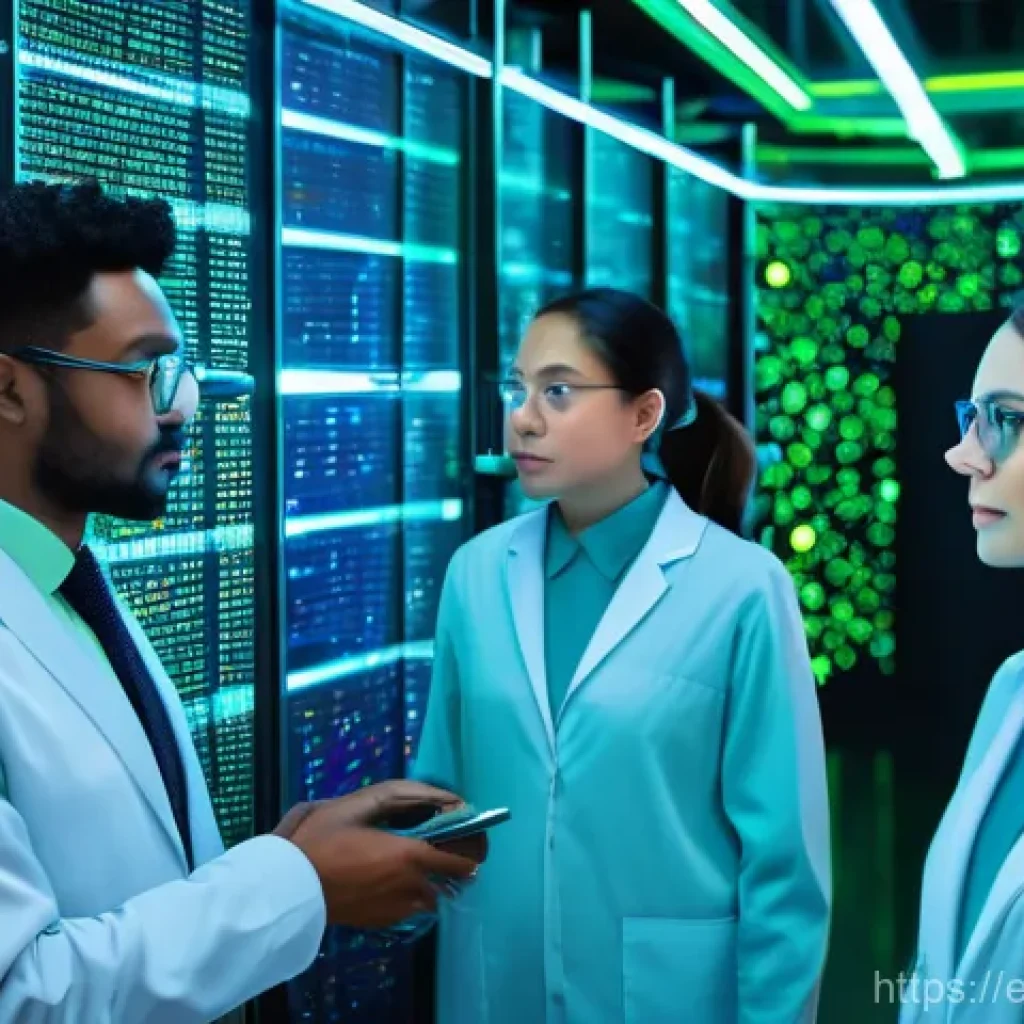 통계분석에서 사용하는 데이터 샘플링 기법 - **Prompt 1: Unlocking Data Gems**
"A diverse group of data scientists, casually dressed in smart...