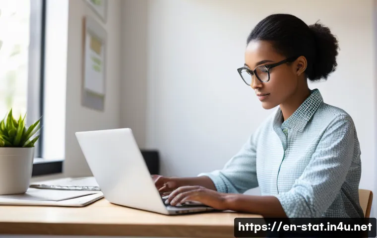 통계분석 관련 자격증 종류 - A diverse young adult, perhaps in their late twenties or early thirties, is seated comfortably at a ...