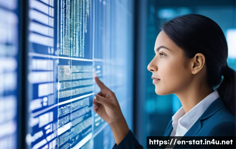 통계분석 자격증 학습 팁 - **Prompt:** A focused professional, wearing a smart business casual outfit, stands in a brightly lit...